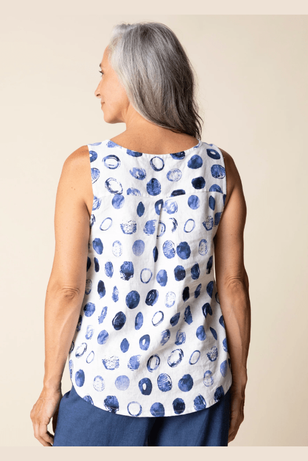 HABITAT Pleat Back Button Tank H46906