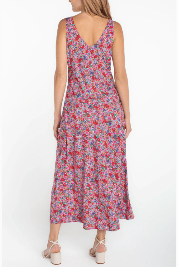 LIVERPOOL Sleeveless Ruffle Front Maxi Dress LMD030PW3P43