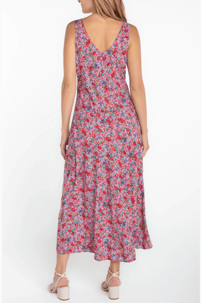 LIVERPOOL Sleeveless Ruffle Front Maxi Dress LMD030PW3P43