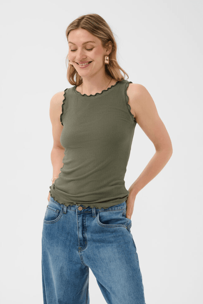 CREAM Ribba Tank Top