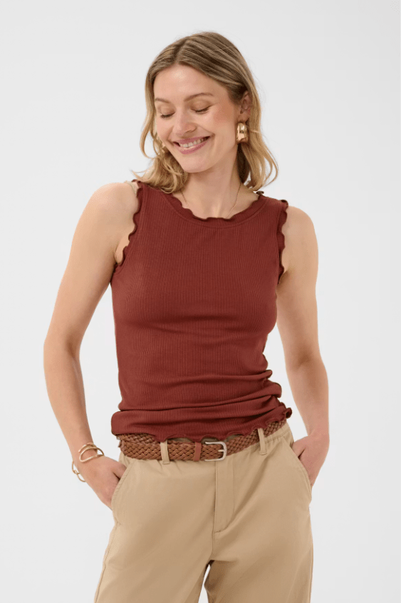 CREAM Ribba Tank Top
