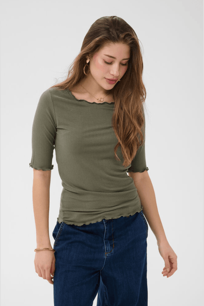 CREAM Ribba Short Sleeve Blouse