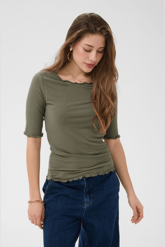 CREAM Ribba Short Sleeve Blouse