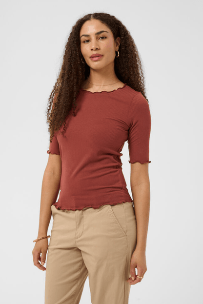 CREAM Ribba Short Sleeve Blouse