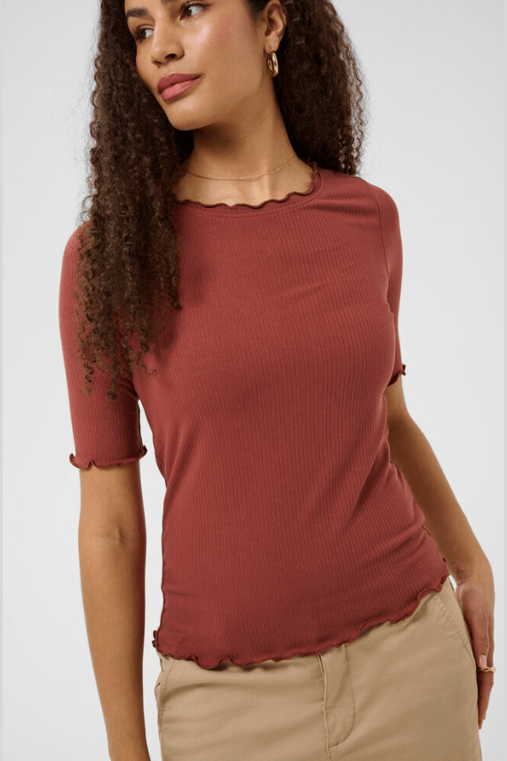 CREAM Ribba Short Sleeve Blouse