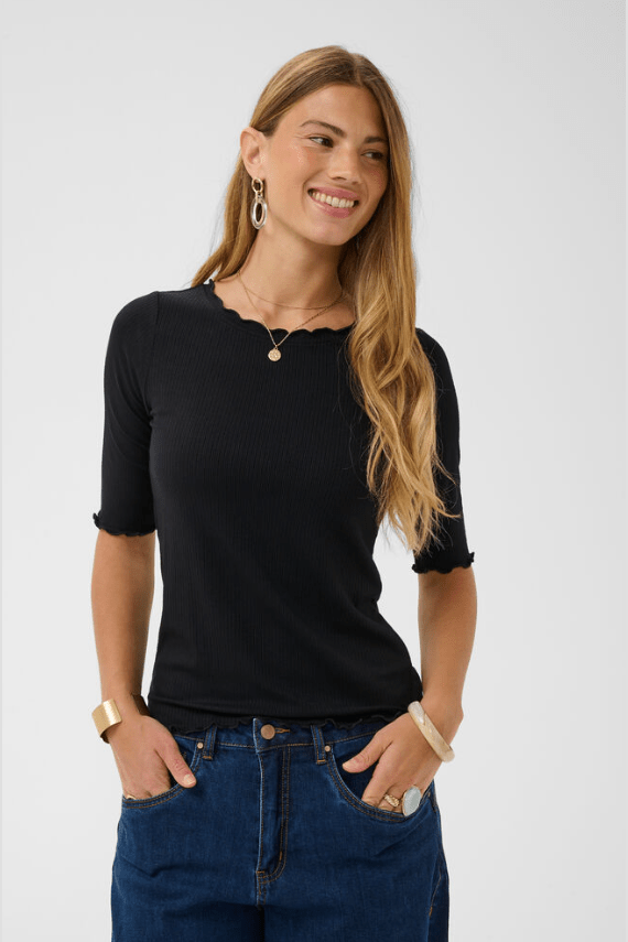 CREAM Ribba Short Sleeve Blouse