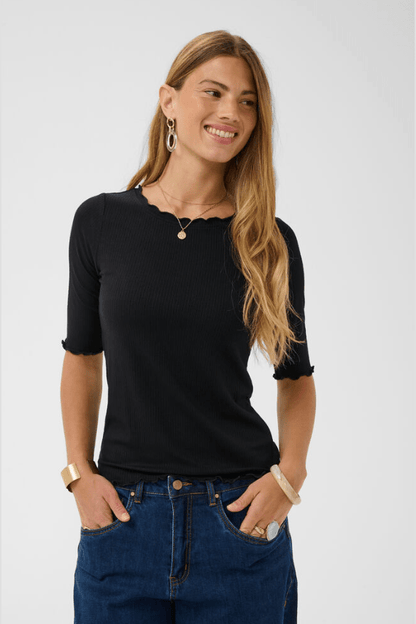 CREAM Ribba Short Sleeve Blouse