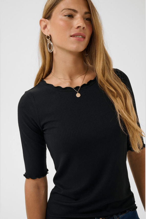 CREAM Ribba Short Sleeve Blouse