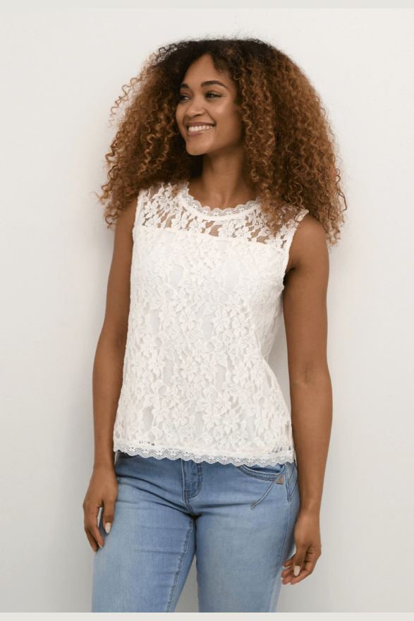 CREAM Kit Lace Top