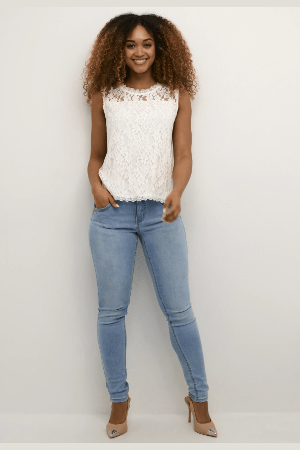 CREAM Kit Lace Top