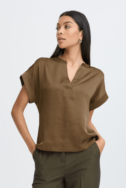B.YOUNG Selita V Placket Neck 20819366