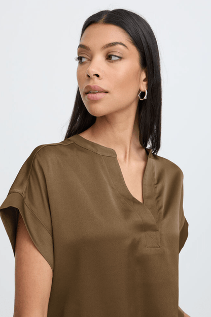 B.YOUNG Selita V Placket Neck 20819366