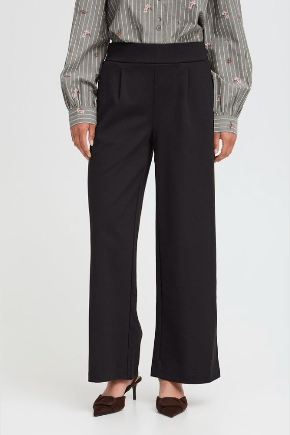 B.YOUNG Rizetta Wide Pant Cropped 20815029