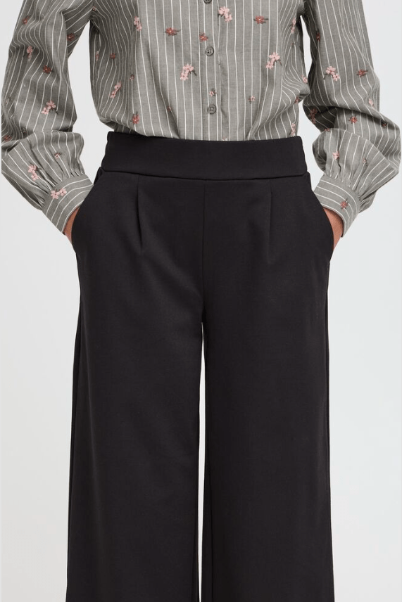 B.YOUNG Rizetta Wide Pant Cropped 20815029