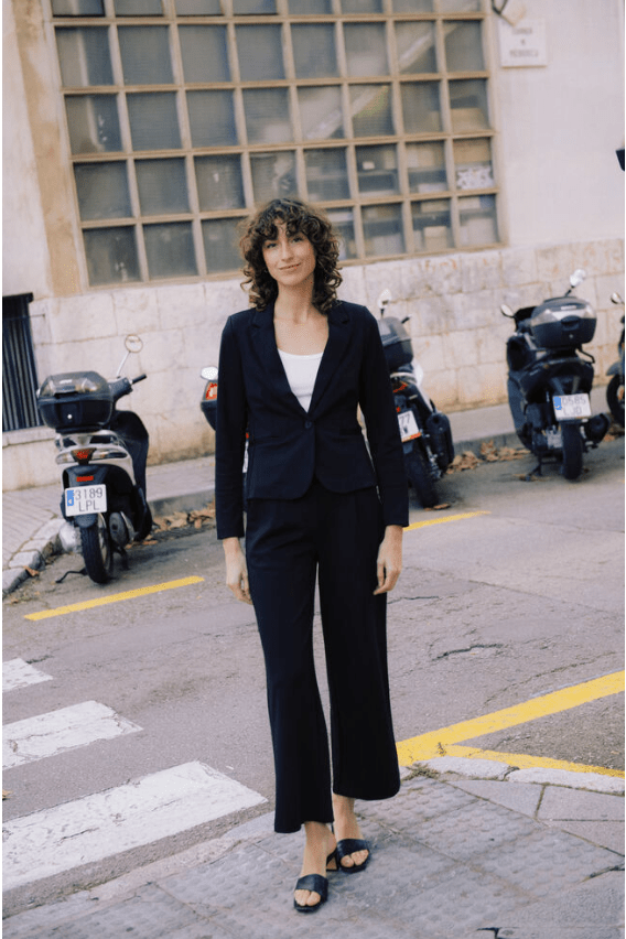 B.YOUNG Rizetta Wide Pant Cropped 20815029