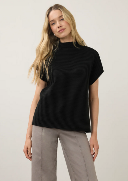 FDJ Ottoman Cap Sleeve Sweater 1012203