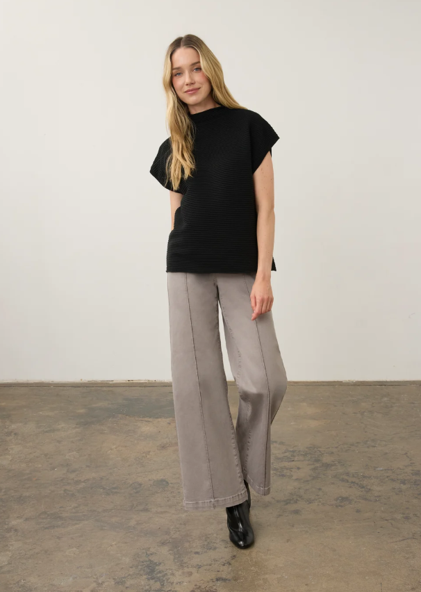FDJ Ottoman Cap Sleeve Sweater 1012203