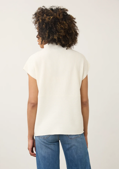 FDJ Ottoman Cap Sleeve Sweater 1012203