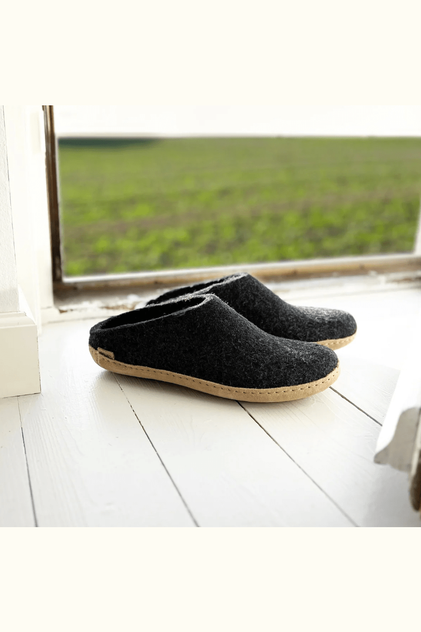 GLERUPS Slip On LEATHER Bottom Men's
