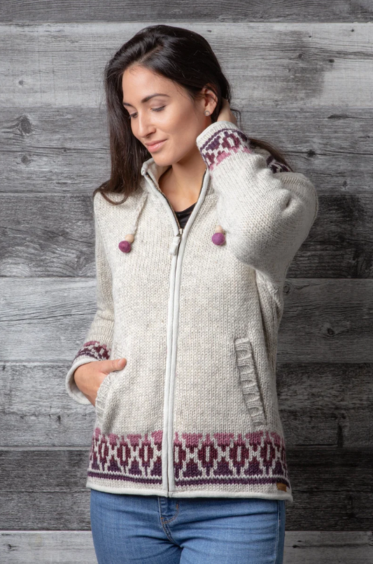 LOST HORIZONS Misty Wool Knit Sweater