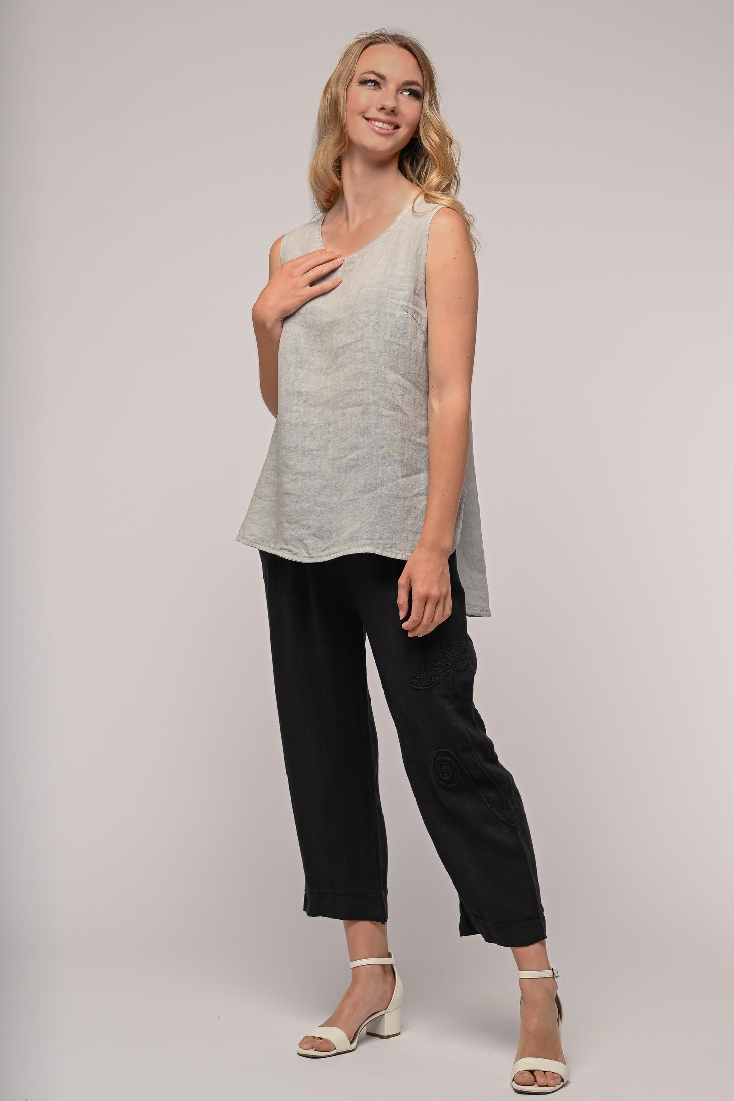 LINEN LUV French Linen Tank TP1131