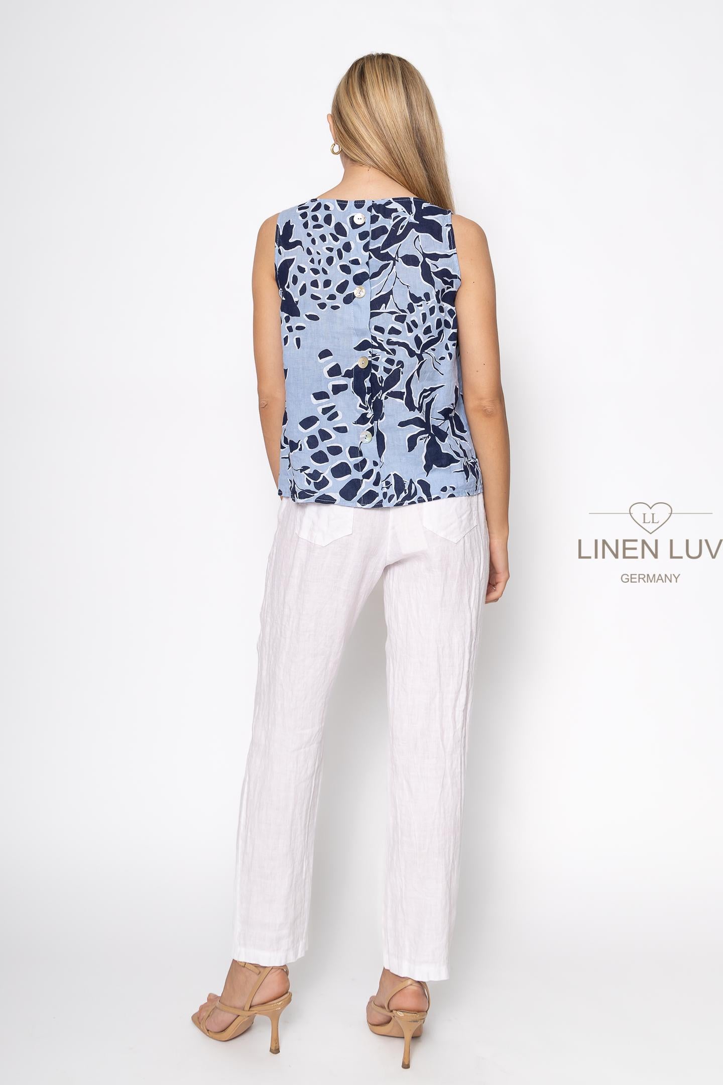 LINEN LUV French Linen Tank Top TP1486