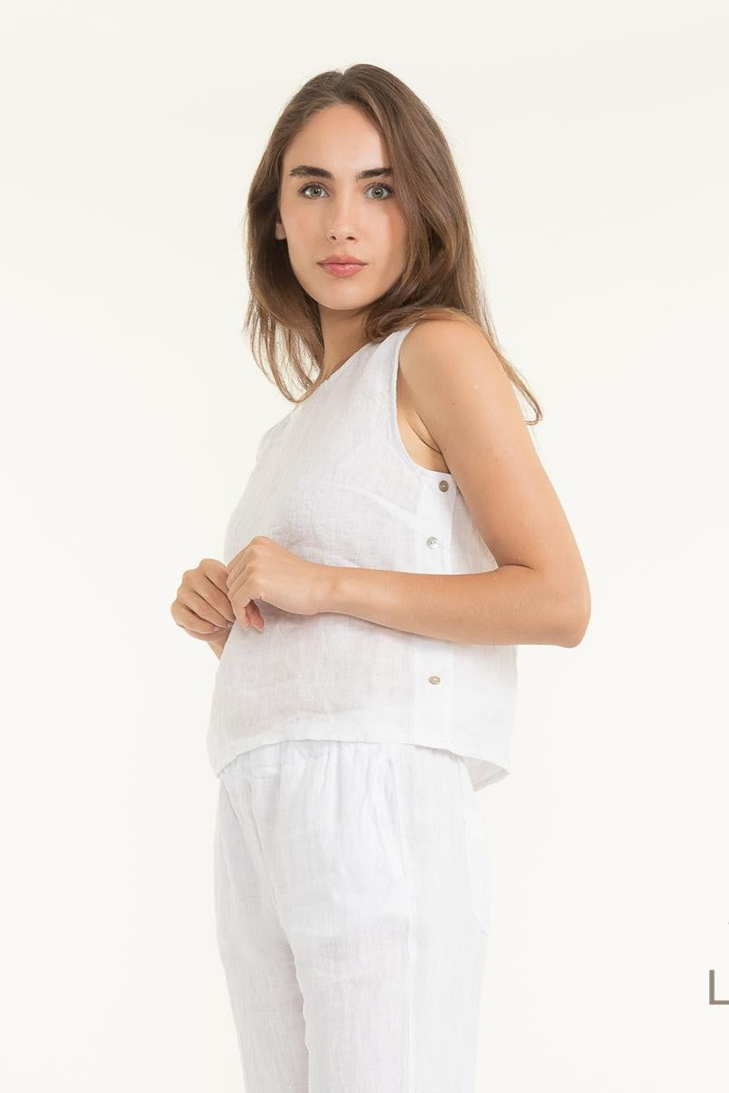 LINEN LUV French Linen Tank Top TP1629