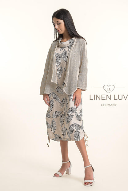 LINEN LUV French Linen Bolero TP1682