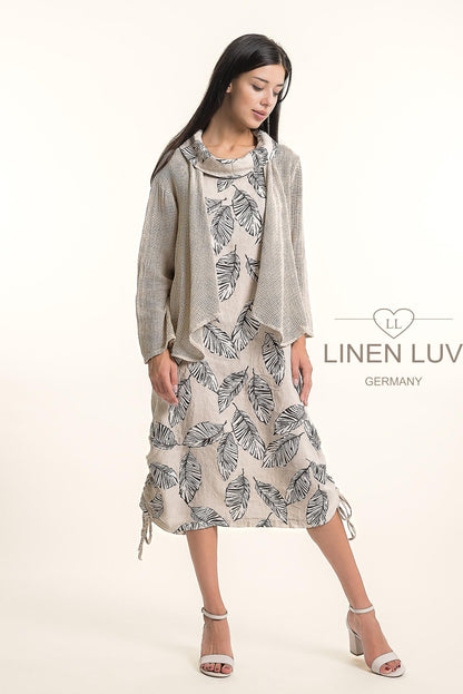 LINEN LUV French Linen Bolero TP1682