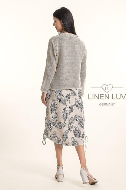 LINEN LUV French Linen Bolero TP1682