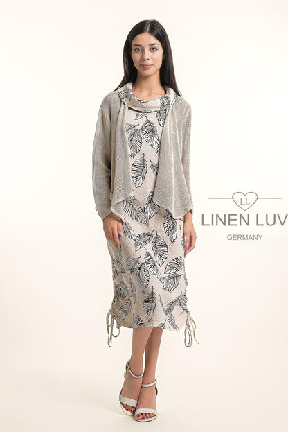 LINEN LUV French Linen Bolero TP1682