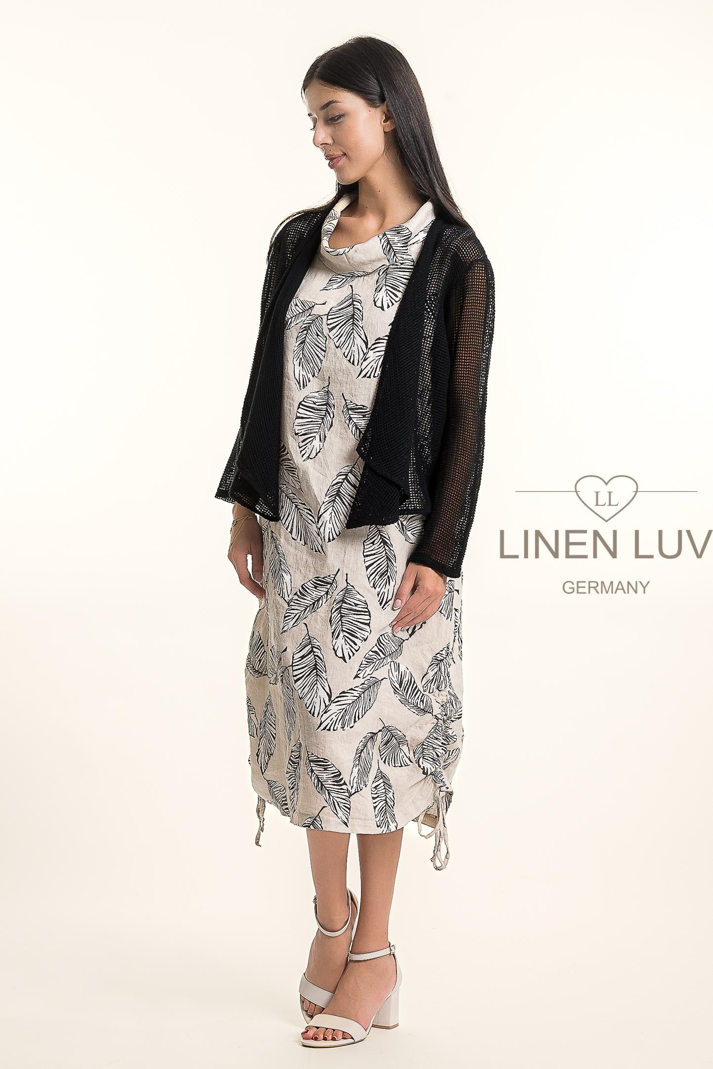 LINEN LUV French Linen Bolero TP1682