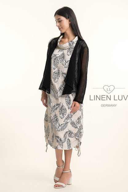 LINEN LUV French Linen Bolero TP1682