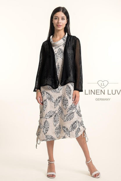 LINEN LUV French Linen Bolero TP1682