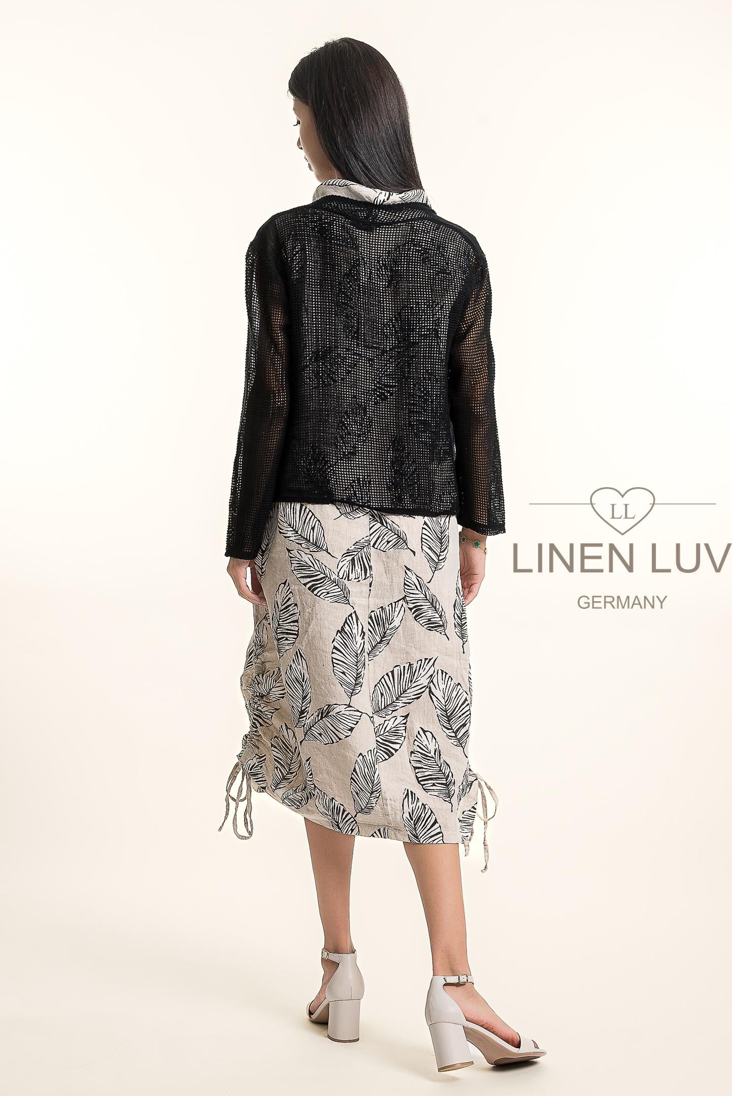 LINEN LUV French Linen Bolero TP1682