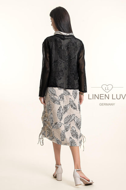 LINEN LUV French Linen Bolero TP1682