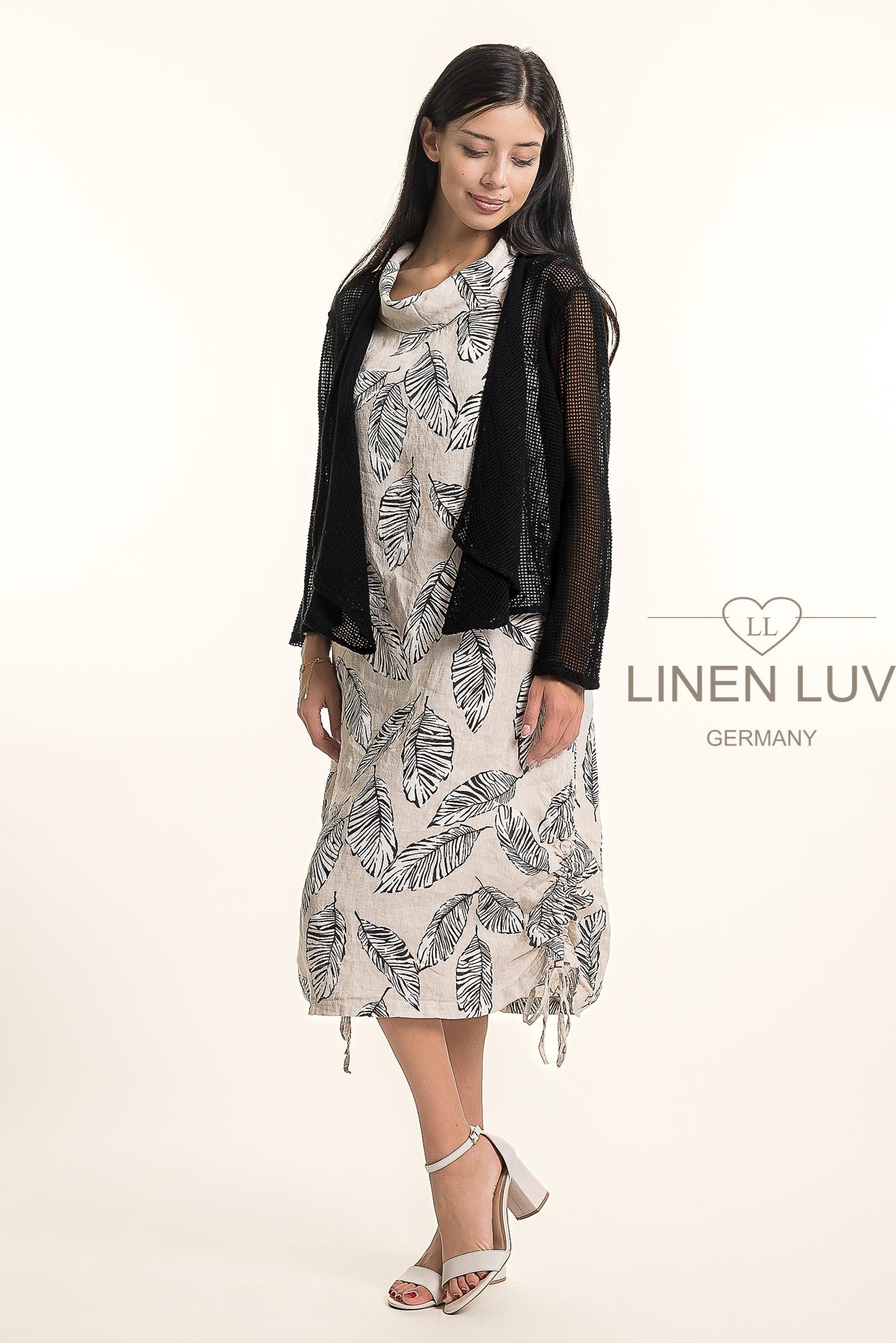 LINEN LUV French Linen Bolero TP1682