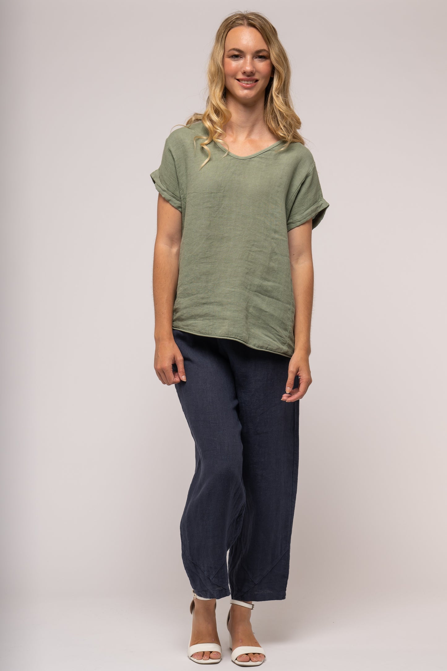 LINEN LUV French Linen Top TP864