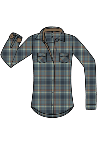 KUHL Tess Flannel Long Sleeve Shirt 8457