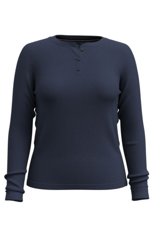 SMARTWOOL Women's Waffle Long Sleeve Henley SW002606