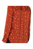 LIVERPOOL Flap Pocket Button Front Woven Blouse