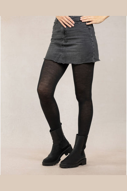 BLEUFORET 3214 Fine Wool Tights with Cotton Lining