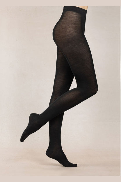 BLEUFORET 3214 Fine Wool Tights with Cotton Lining