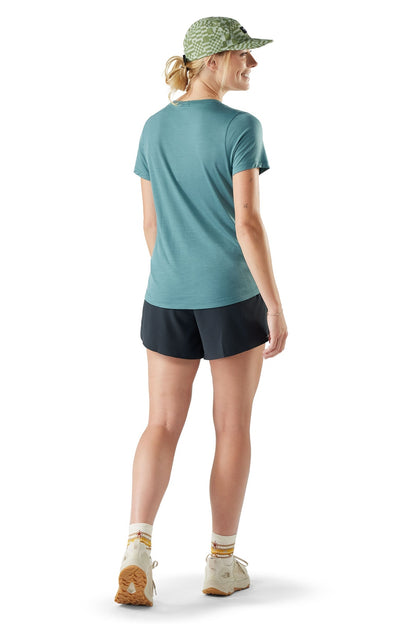SMARTWOOL Women's Active Ultralite V-Neck Short Sleeve SW016539