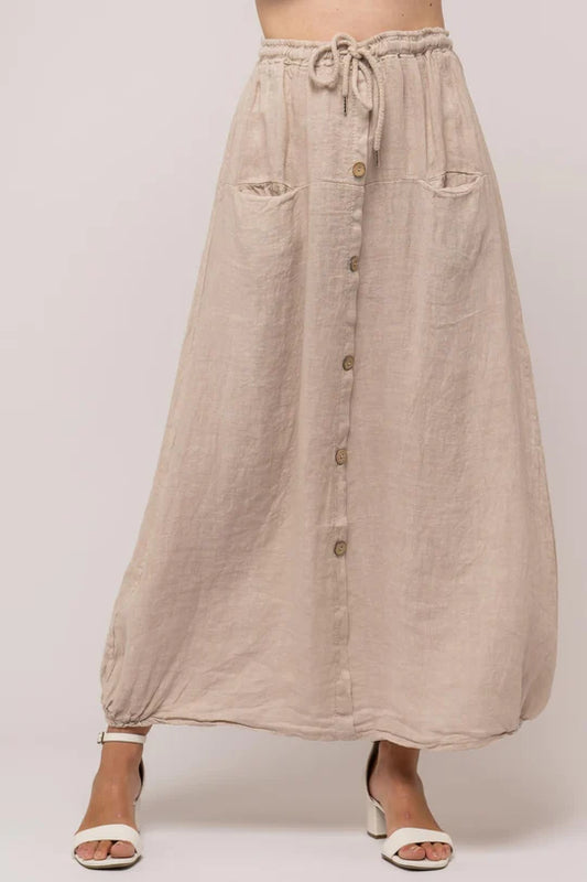 LINEN LUV French Linen Skirt SK801