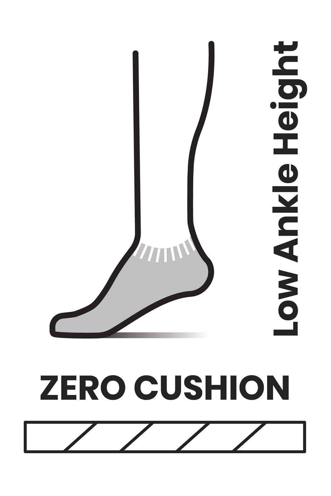SMARTWOOL SW001651  Run Zero Cushion Low Ankle