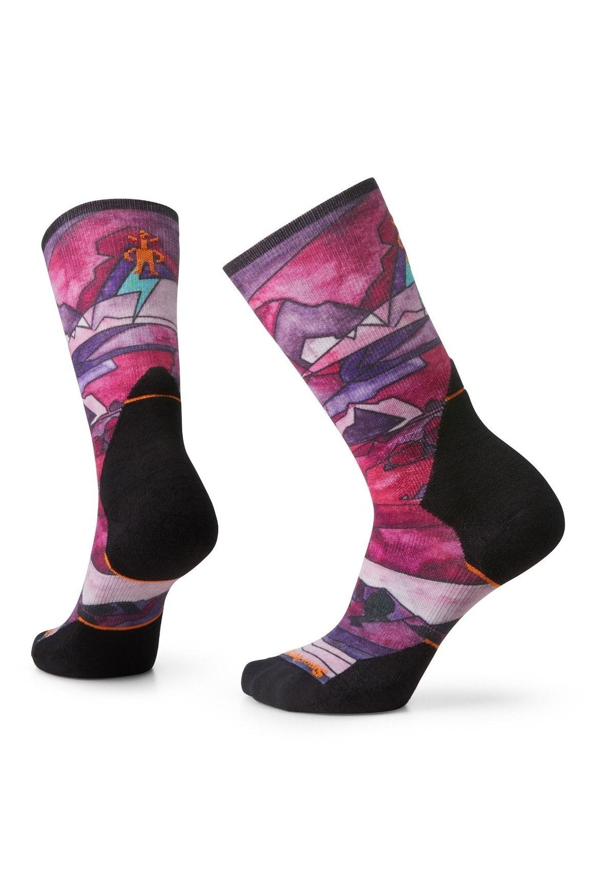 SMARTWOOL Women’s Athlete Edition Run Print Crew Socks