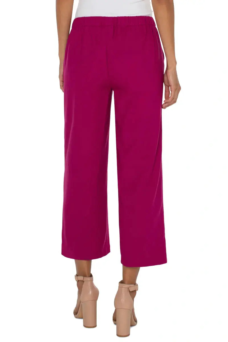 LIVERPOOL Pull-On Wide Leg Crop Trouser LM4582TS29