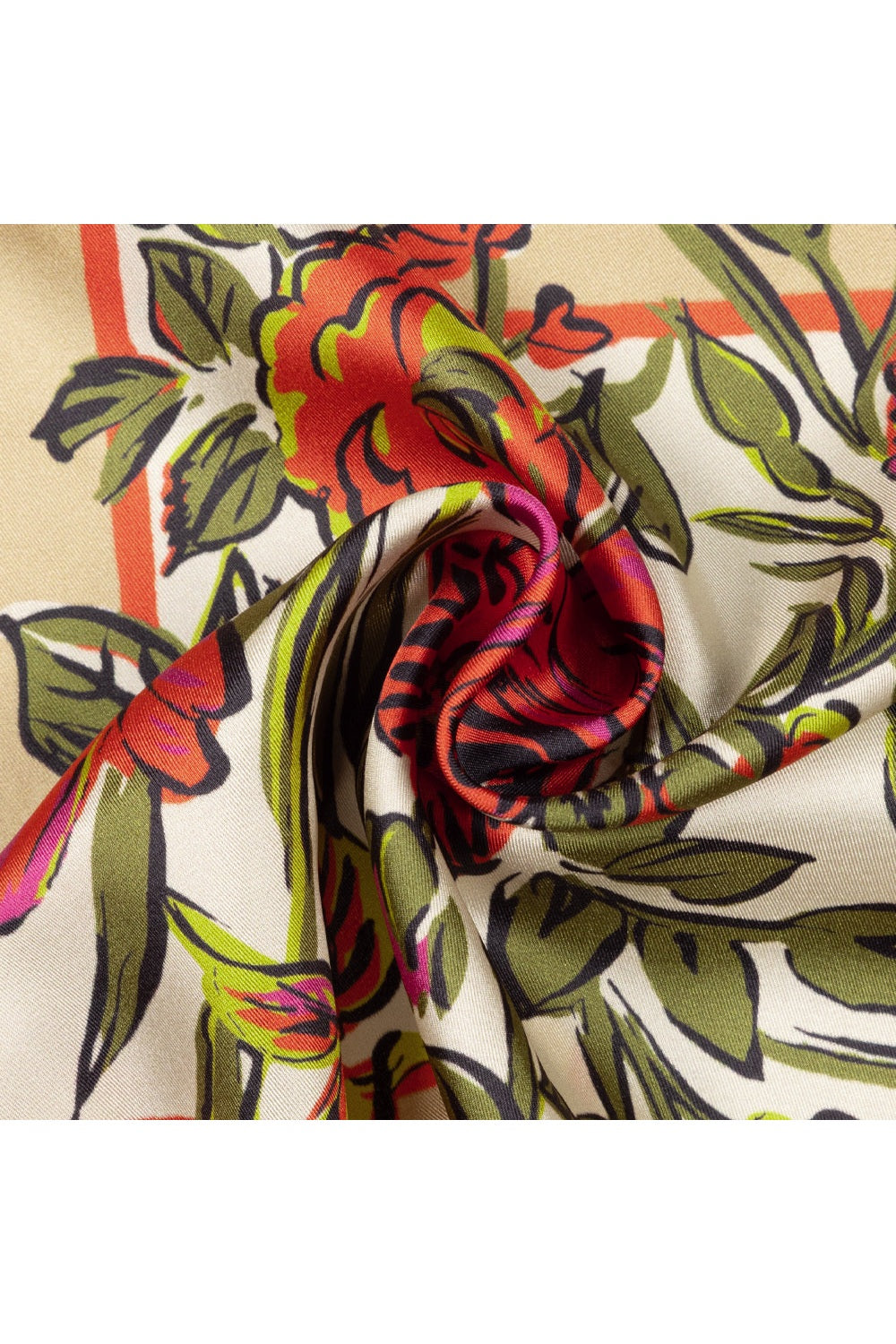 ECHO Cottage Bouquet Silk Bandana EN1595