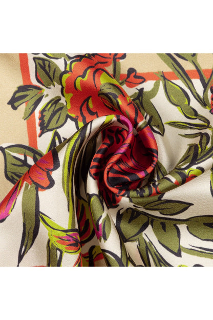 ECHO Cottage Bouquet Silk Bandana EN1595